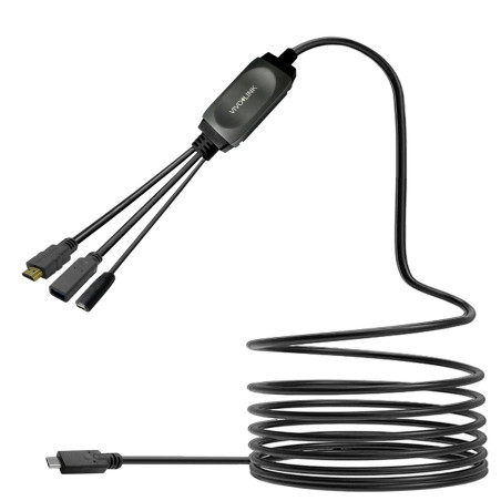 USB-C HUB Cable with USB3.0 &