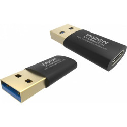 Adaptador USB 3.0 A a USB C - se conecta al puerto USB A 3.0 de tamaño