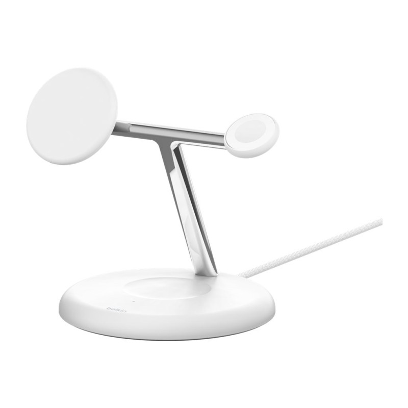 Belkin 3-in-1 - Base de carga inalámbrica - magnético con Qi2 + adapta