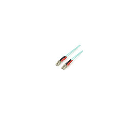 2m 10 Gb Aqua Fiber Patch Cable LC/LC
