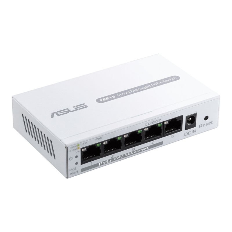 ASUS ExpertWiFi EBP15 - Conmutador - Gestionado - 5 x 10/100/1000 - so