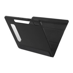 OtterBox React Series - Funda con tapa para tableta - negro - para Sam