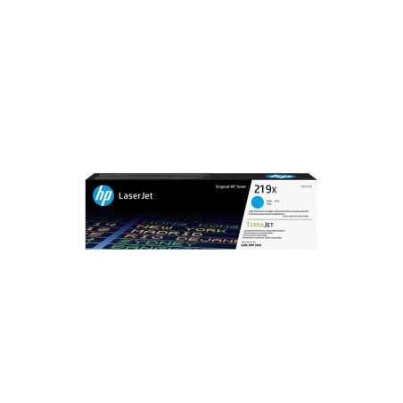 HP 219X - Alto rendimiento - cián - original - LaserJet - cartucho de