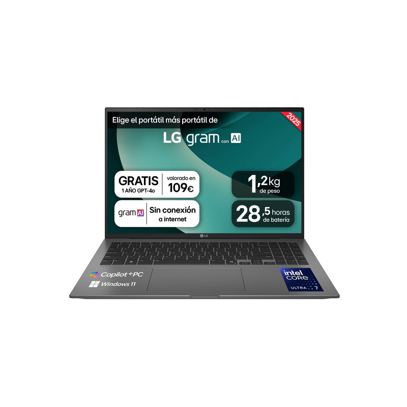 Gram 16" Intel 7 Ultra Lunar Lake 32G