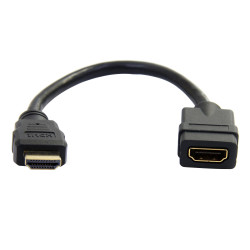 6" High Speed HDMI Port Saver Cable M/F