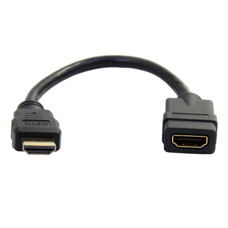 6" High Speed HDMI Port Saver Cable M/F
