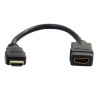 6" High Speed HDMI Port Saver Cable M/F