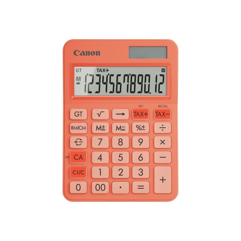 Canon LS-125KB - Calculadora de sobremesa - 12 dígitos - panel solar,