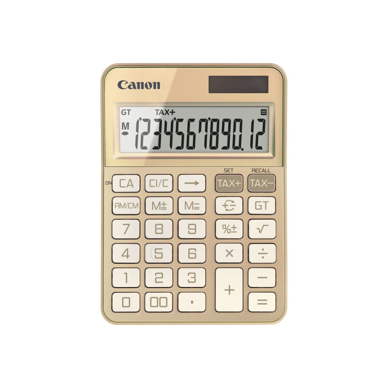 Canon KS-125KB - Calculadora de sobremesa - 12 dígitos - panel solar,