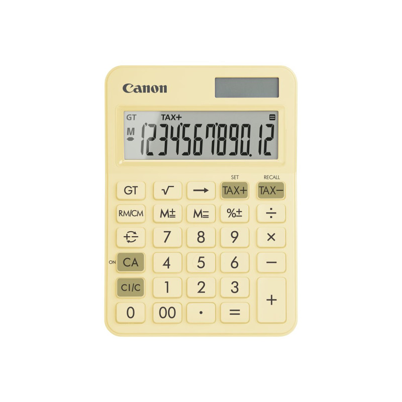 Canon LS-125KB - Calculadora de sobremesa - 12 dígitos - panel solar,