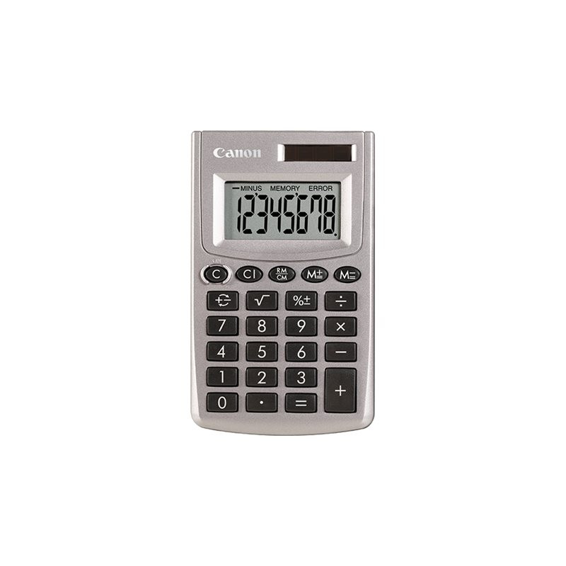 Canon LS-270L - Calculadora de bolsillo - 8 dígitos - panel solar, bat
