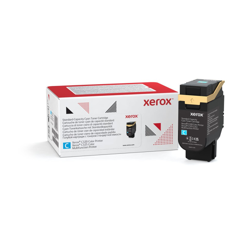 Xerox - Cián - original - caja - cartucho de tóner - para Xerox C325