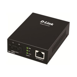 D-Link DMC G02SC - Conversor de soportes de fibra - 1GbE - 10Base-T, 1