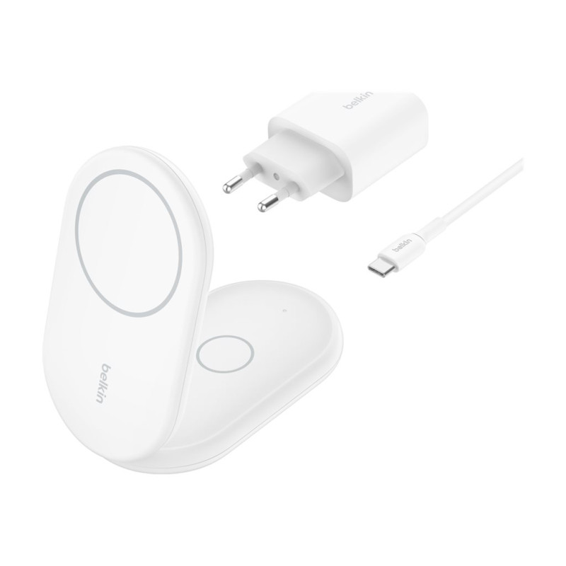 Belkin 2-in-1 - Base de carga inalámbrica - magnético, plegable, con Q