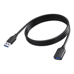 Vision - Cable alargador USB - USB Tipo A (H) a USB Tipo A (M) - USB 3