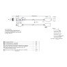 Vision - Cable alargador USB - USB Tipo A (H) a USB Tipo A (M) - USB 3