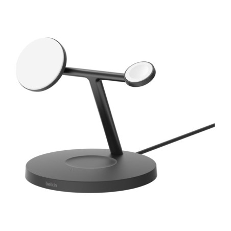 Belkin 3-in-1 - Base de carga inalámbrica - con Qi2 + adaptador de cor