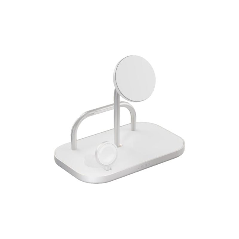 Zens - Base de carga inalámbrica - 4 en 1 + adaptador de corriente CA