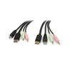 4-in-1 USB DisplayPort KVM Switch Cable