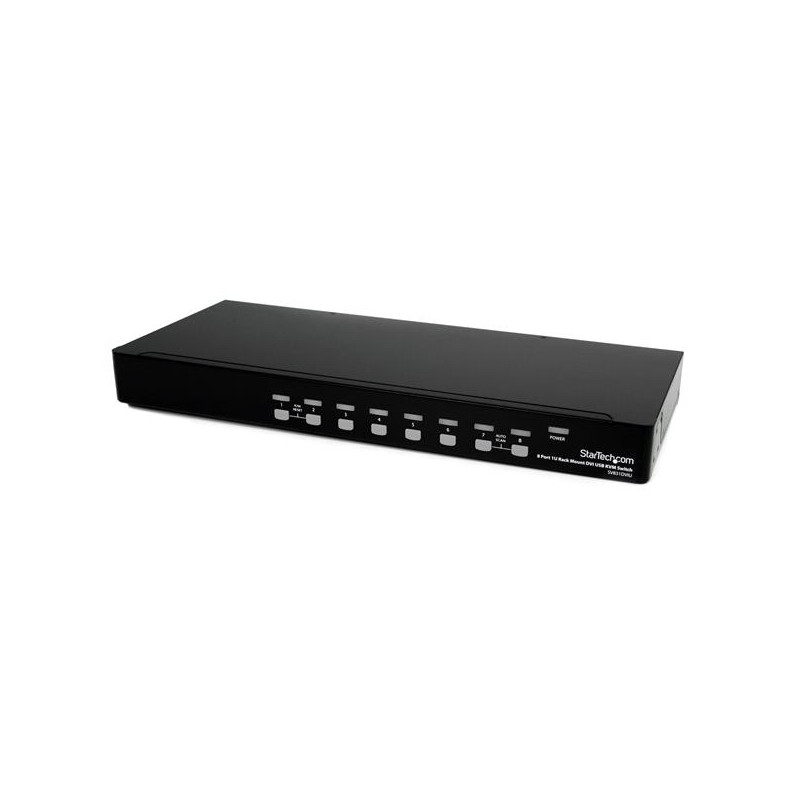 8 Port 1U Rackmount DVI USB KVM Switch