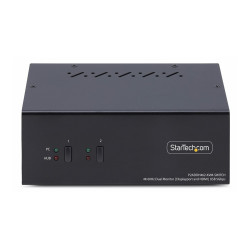 StarTech.com 2-Port Dual-Monitor DisplayPort en HDMI KVM Switch, 4K 60