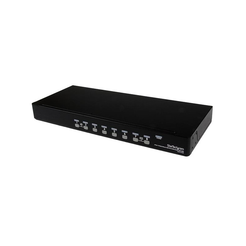 8 Port 1U Rackmount USB PS/2 KVM Switch