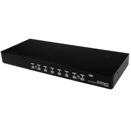 8 Port 1U Rackmount USB PS/2 KVM Switch