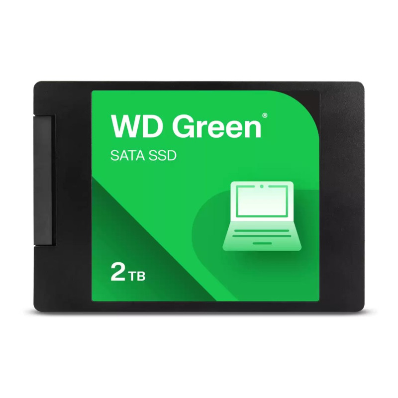 WD Green - SSD - 2 TB - con funda - interno - 2.5" - SATA 6Gb/s