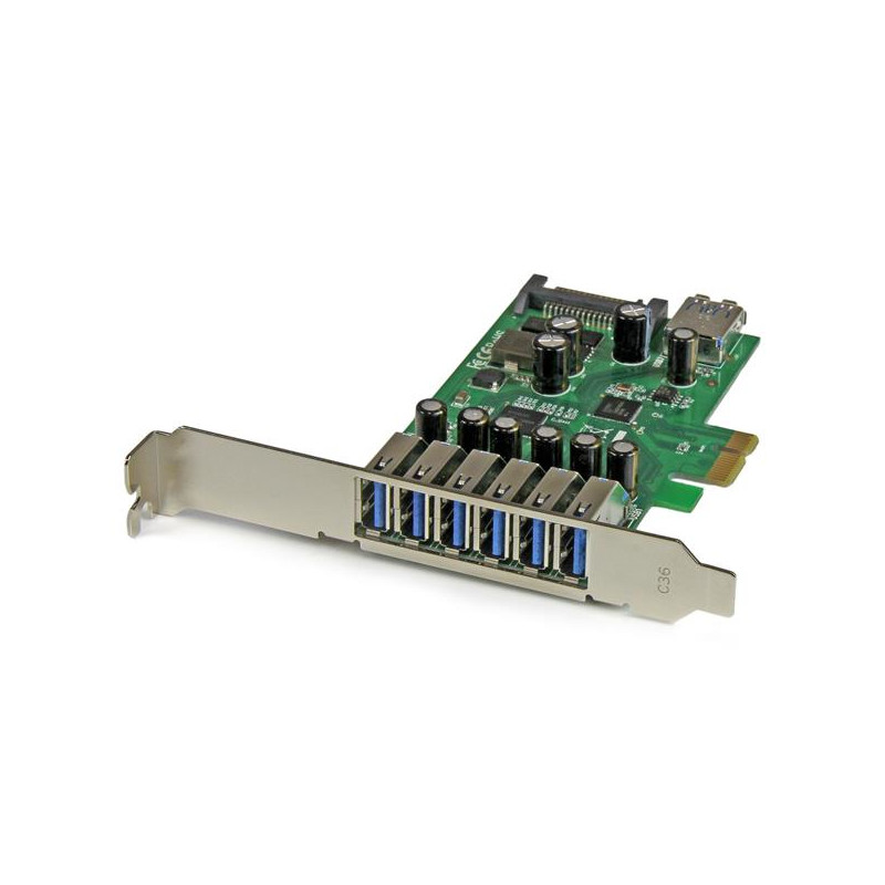 7 Pt PCI Express USB 3.0 Card - Std+LP