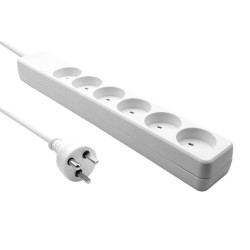 Danish EDB Power Strip 6-way
