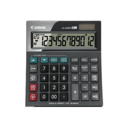 Canon AS-220RTS - Calculadora de sobremesa - 12 dígitos - panel solar,