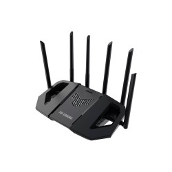 ASUS TUF Gaming BE6500 - Enrutador inalámbrico conmutador de 4 puertos