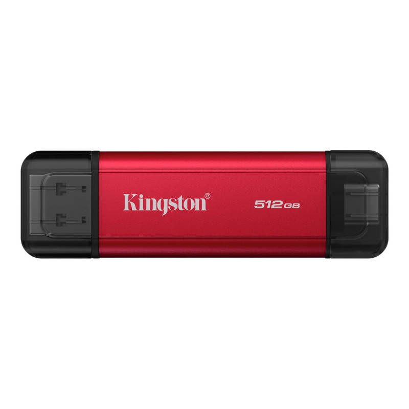 Disco Externo SSD Kingston Dual Portable SSD 512GB/ USB Tipo-C y USB 3