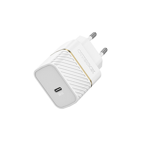EU Plug 30W GaN - 1X USB-C 30WUSB-PD WHT