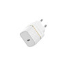 EU Plug 30W GaN - 1X USB-C 30WUSB-PD WHT