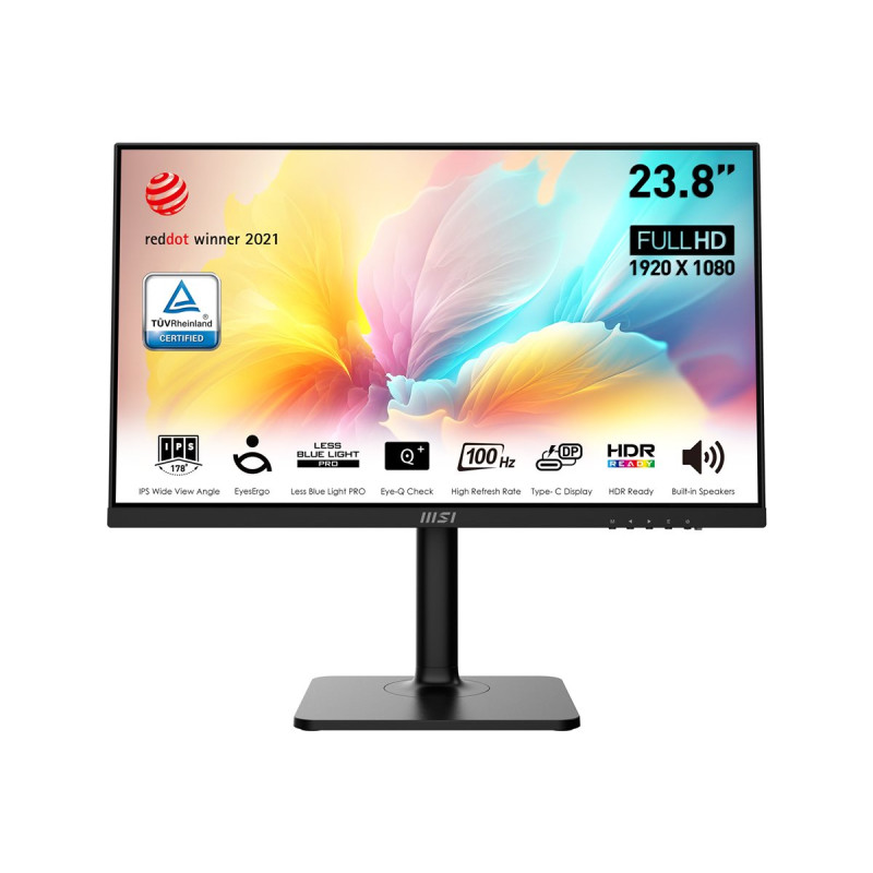 MSI Modern MD2412P - Monitor LED - 24" (23.8" visible) - 192 | APLIUM