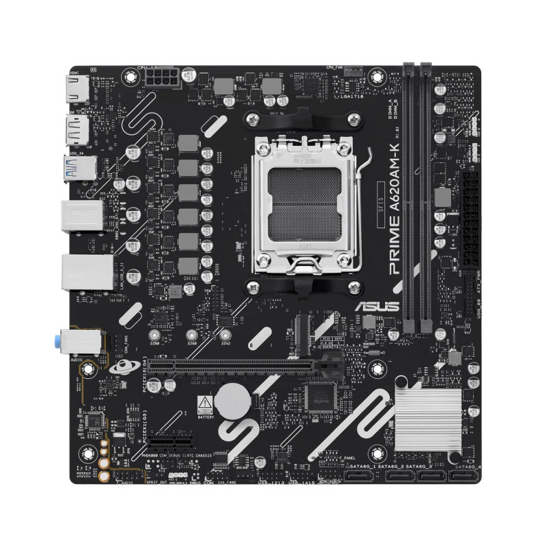 Placa Asus Prime A620AM-K,AMD,AM5,A620A,2DDR5,128GB,DP+HDMI, | APLIUM