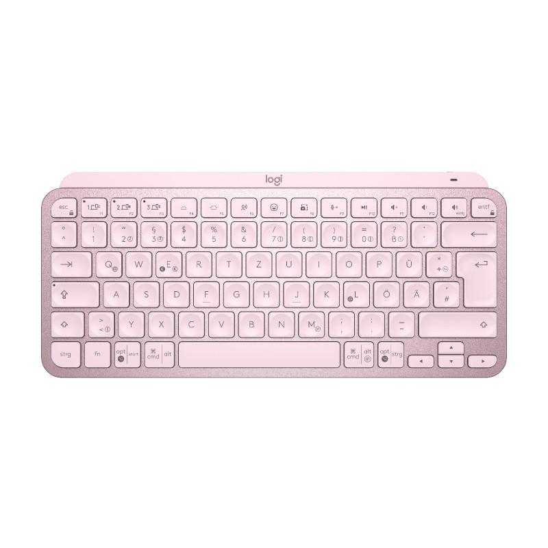 MX Keys Mini Wless Illumi Rose KBD DE