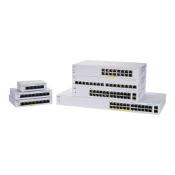 Cisco Business 110 Series 110-24PP - Conmutador - sin gestionar - 12 x