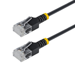 1.5m Black Ultra Slim CAT6a Cable