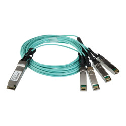 StarTech.com Cable Breakout de 3m QSFP+ Activo Óptico Compat | APLIUM