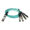 StarTech.com Cable Breakout de 3m QSFP+ Activo Óptico Compat | APLIUM