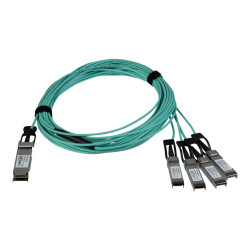 StarTech.com Cable Breakout de 5m QSFP+ Activo Óptico Compat | APLIUM
