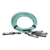 StarTech.com Cable QSFP+ a 4x SFP+ 15m Activo QSFP-4X10G-AOC | APLIUM