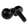 Startech Paquete de 100 Tornillos M5x12mm para Armarios Rack - Negro -