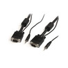 15m High Res Monitor VGA Cable w/Audio