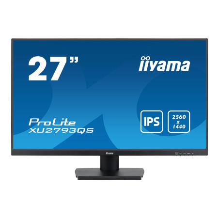 iiyama ProLite XU2793QS-B6 - Monitor LED - 27" - 2560 x 1440 WQHD @ 10