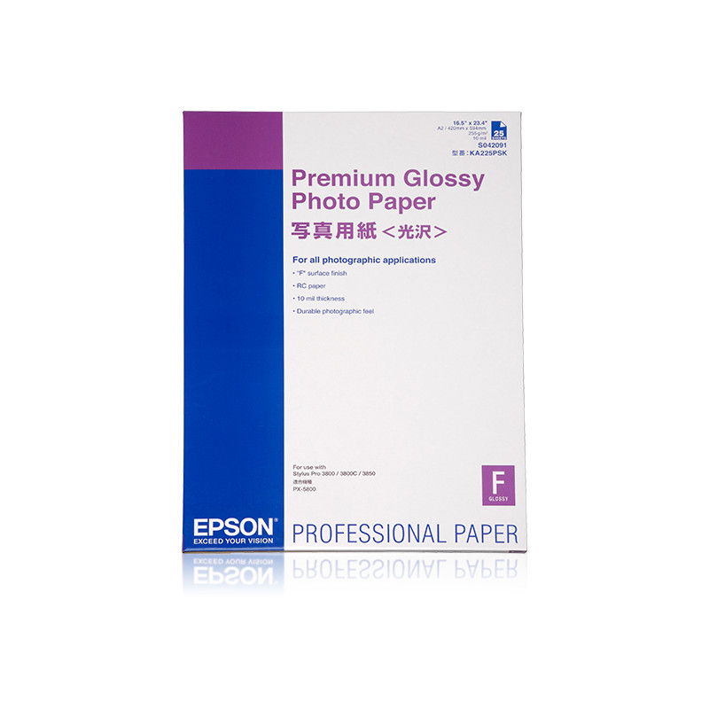 Paper/Prem Glossy Photo A2 255gm2 25sh