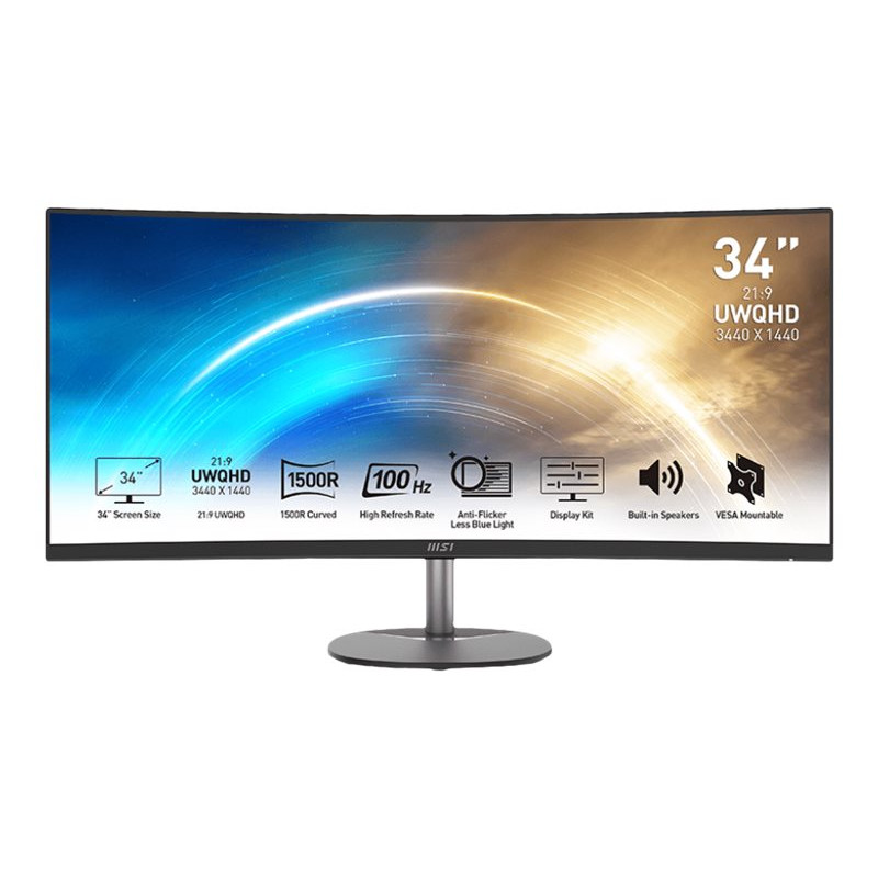MSI PRO MP341CQ - Monitor LED - curvado - 34" - 3440 x 1440 | APLIUM