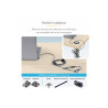 25PACK Universal Laptop Lock 6.6FT Master Keyed Security Cab | APLIUM